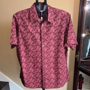 Men's Red Paisley Shirt